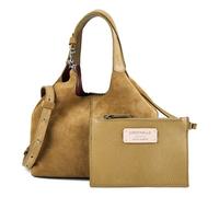 Coccinelle Pelle borsetta borsa a tracolla C-Easy Handbag Suede Seagrass cachi