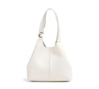 Coccinelle C-Easy Borsa hobo bianco, pelle di vacchetta grana, donna