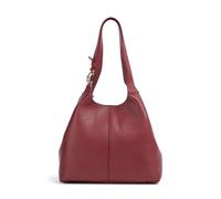 Coccinelle C-Easy Borsa hobo rosso, pelle di vacchetta grana, donna