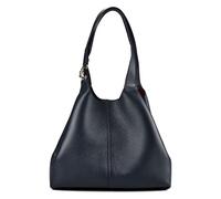 Coccinelle C-Easy Borsa shopper Vera Pelle 35 cm blu