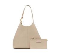 Coccinelle Borsa a spalla C-Easy Large in pelle Sandshell beige