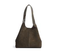 Coccinelle C-Easy Suede Borsa hobo oliva, pelle scamosciata, donna