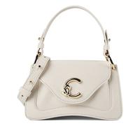 Coccinelle C-Me Borsa a spalla Vera Pelle 21 cm bianco