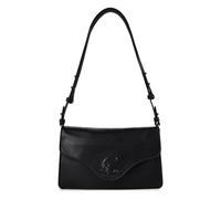 Coccinelle C-Me Borsa a spalla Vera Pelle 26 cm nero