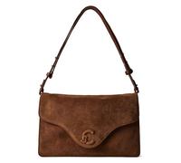 Coccinelle C-Me Borsa a spalla Vera Pelle 32 cm marrone