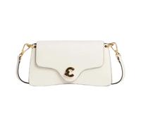 Coccinelle C-Me Borsa a tracolla Pelle 22 cm bianco