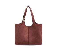 Coccinelle C-Easy Suede - Borsa shopper L 35 cm (berry/berry)