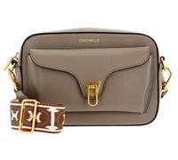COCCINELLE Crossbody Bag Grained Leather Warm Taupe