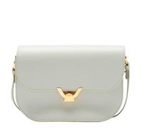 Coccinelle Dew Crossbody Grained Leather Celadon Green