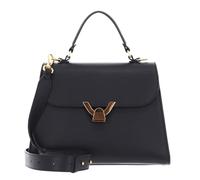 Coccinelle Dew Grained Leather Handbag Noir
