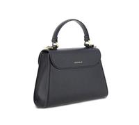 COCCINELLE borsetta Dew Grained Leather Handbag Noir
