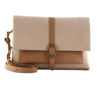 COCCINELLE Dorian Bicolor Handbag Grained Leather Rosette / Skin