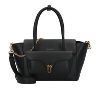 Coccinelle Double Beat Grained Leather Handbag Noir