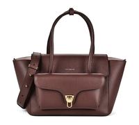 Coccinelle Double Beat Borsa a spalla Vera Pelle 31 cm rosso