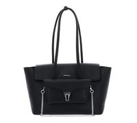 Coccinelle Double Beat Grained Leather Handbag Noir