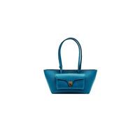 Coccinelle Double Beat Shopping M Borsa a Spalla, Pelle, Deep Blue, 42 x 19 x 14 cm, con Pochette Amovibile