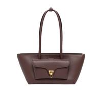 Coccinelle Beat Borsa a spalla Vera Pelle 27 cm marrone