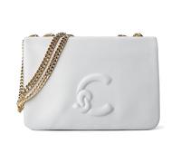Coccinelle Dulse Borsa a spalla Vera Pelle 19 cm blu