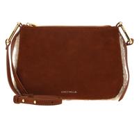 COCCINELLE Ec Shearling Suede Leather Mini Bag Natural / Cuir