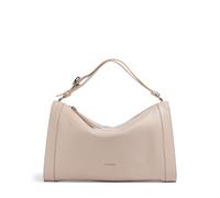 Coccinelle Elinor Borsa hobo beige, pelle di vacchetta grana, donna