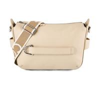 Coccinelle borsa a tracolla Gretel Ribbon Crossbody Bag Grained Leather Sandshell beige