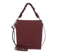 COCCINELLE Handbag Double Grainy Leather Brandy / Gren. Red