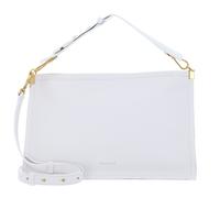 COCCINELLE Handbag Double Grainy Leather Bril. Wh / Cela. Gr