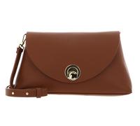 COCCINELLE Handbag Double Grainy Leather Cognac / Noir