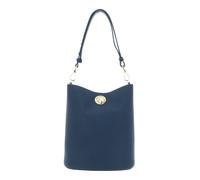 COCCINELLE Handbag Double Grainy Leather Deep Blue / Sandshell