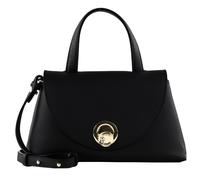 COCCINELLE Handbag Double Grainy Leather Noir / Cognac