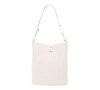 COCCINELLE Handbag Double Grainy Leather Pearl / Cognac
