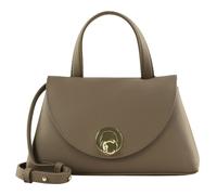 COCCINELLE Handbag Double Grainy Leather Warm Taupe / Rosette