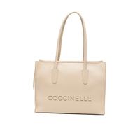 Coccinelle - Handbag Grained - - Bags - Donna - Beige - ONE SIZE