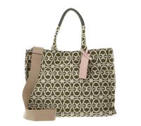 COCCINELLE Jacquard Shoulder Bag M Multi Laurel Green / Laurel