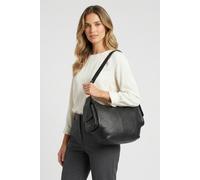 Coccinelle Large Leather Shoulder Bag In Black Taglia: OS | Borse a tracolla Outlet | Donna | Nero