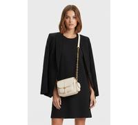 Coccinelle Leather Cross Body Bag With Chain Strap In White Taglia: OS | Borse a tracolla Outlet | Donna | Bianco