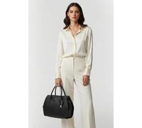 Coccinelle Leather Medium Satchel Bag In Black Taglia: OS | Borse a mano Outlet | Donna | Nero