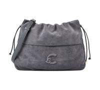 Coccinelle Lidia Borsa a tracolla Vera Pelle 40 cm grigio