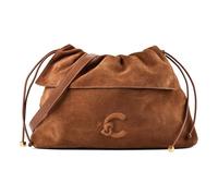 Coccinelle Lidia Borsa a tracolla Vera Pelle 40 cm marrone