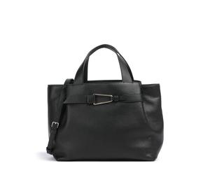 Coccinelle Malory Borsa a mano nero, pelle granulata, donna