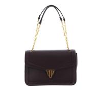 COCCINELLE Marvin Twist Handbag Smooth Calf Leather Darkbrown