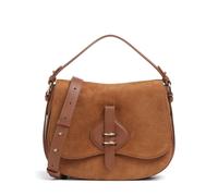 Coccinelle Mavery Suede Borsa a mano marrone, pelle ruvida, donna
