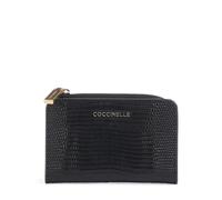 COCCINELLE Metallic Lizard Credit Card Holder Noir