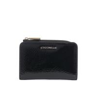 COCCINELLE portafoglio Metallic Shiny Wrinkled Wallet Noir