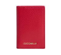Coccinelle - Metallic Soft Card Holder - - Accessories - Donna - Rosso - ONE SIZE