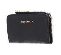 COCCINELLE Metallic Soft Credit Card Holder Noir