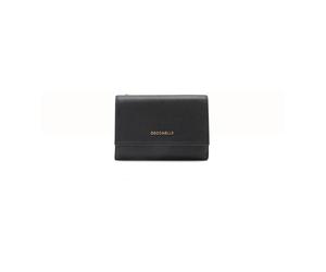 Coccinelle - Metallic Soft Flap Wallet - - Accessories - Donna - Nero - ONE SIZE
