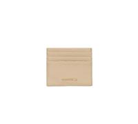 Coccinelle Metallic Soft Portacarte Donna in Pelle Beige
