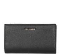 Coccinelle Pelle portafoglio Metallic Soft Wallet Noir nero