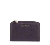 Coccinelle Portafoglio Metallic Soft in pelle – donna – prugna